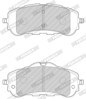 FERODO FDB4764 Brake Pad Set, disc brake