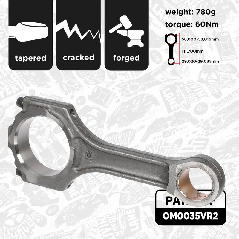 Product Image - Plunjerset - OM0035VR2 - ET ENGINETEAM