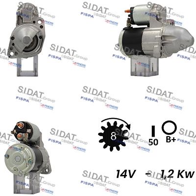 SIDAT önindító S12MH0395A2