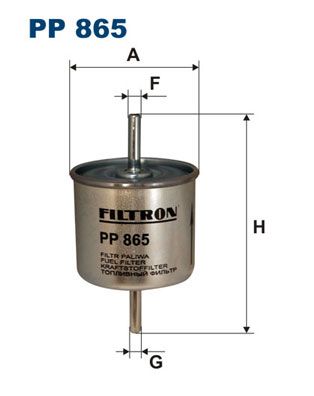 FILTRON Üzemanyagszűrő PP 865