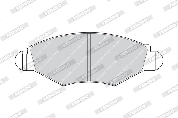 FERODO FDB1378 Brake Pad Set, disc brake