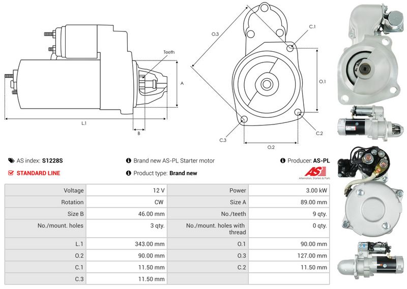 AS-PL S1228S Starter