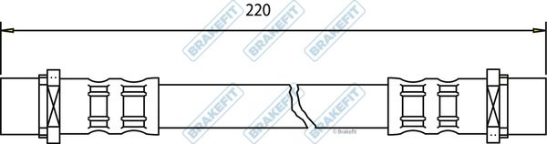 APEC Brake Hose BHO4112