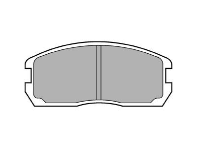 DELPHI LP467 Brake Pad Set, disc brake