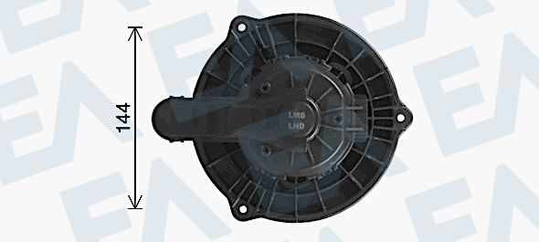 Motor eléctrico, ventilador habitáculo