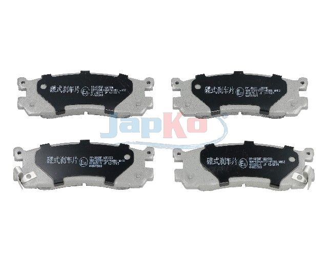 Piduriklotsi komplekt, ketaspidur, JAPKO 51305
