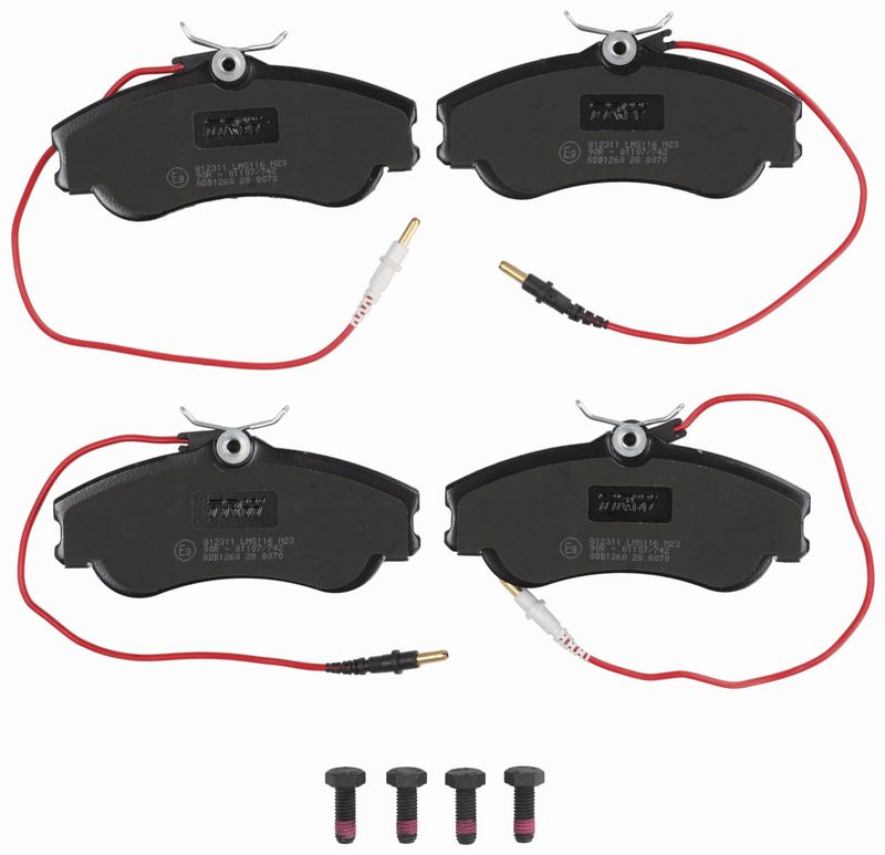 TRW GDB1260 Brake Pad Set, disc brake