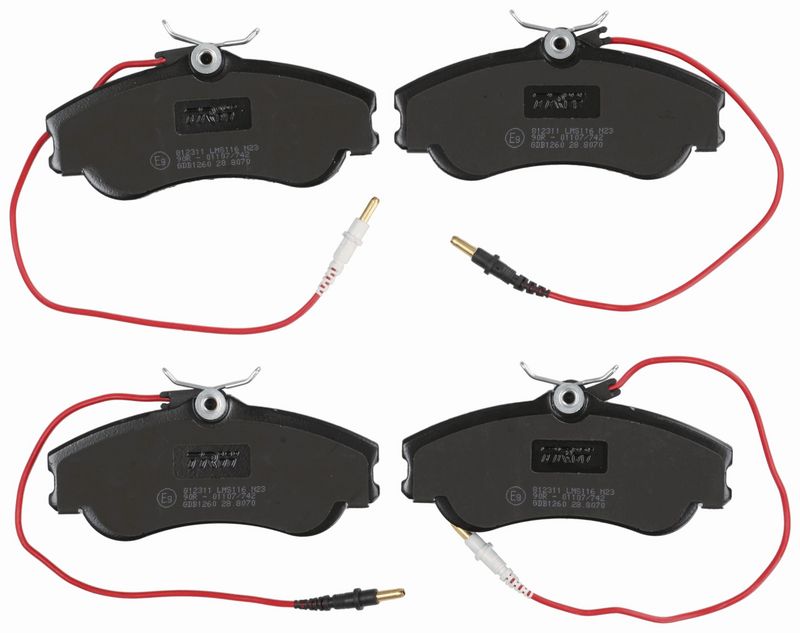 TRW GDB1260 Brake Pad Set, disc brake