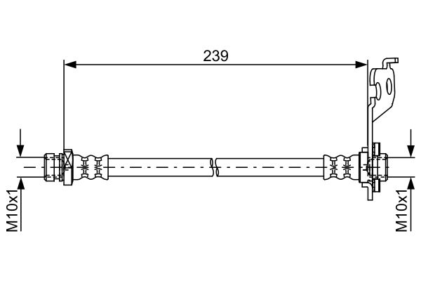 BOSCH 1 987 481 761 Brake Hose