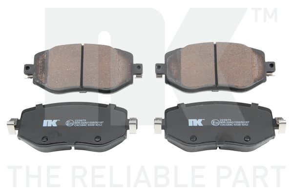 Bremseklodser - sæt til begge hjul