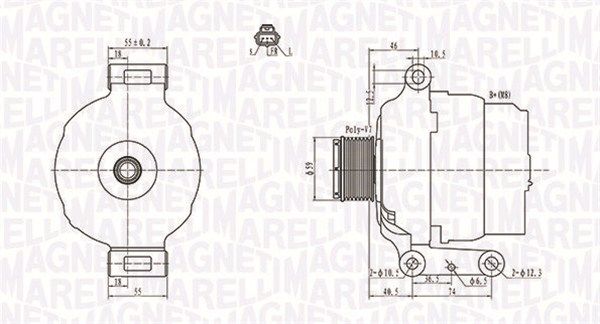 Генератор, Magneti Marelli 063731639010