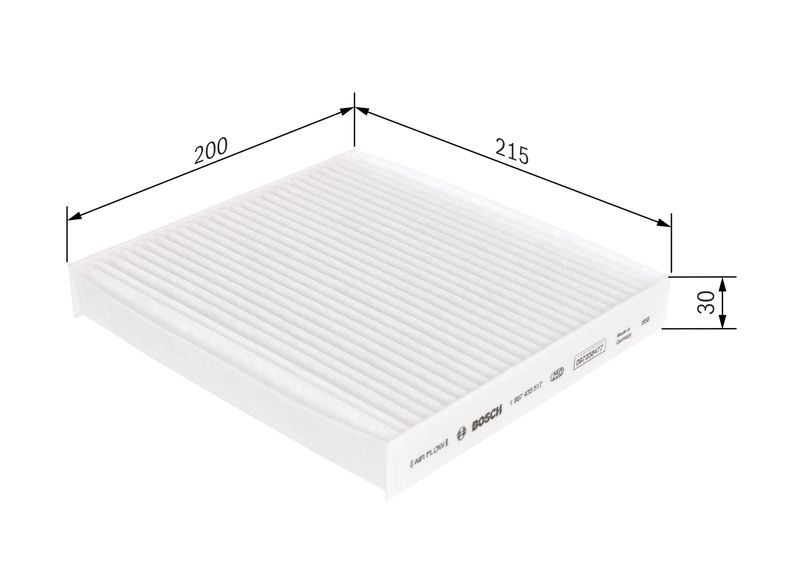 BOSCH 1 987 435 517 Filter, cabin air