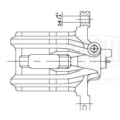 Гальмівний супорт, Trialli CF190608