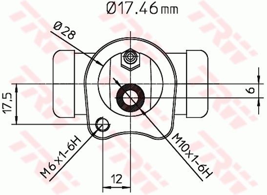 Гальмівний циліндр, Trw BWC115