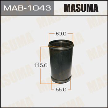 Комплект пилозахисних ковпаків, амортизатор, Masuma MAB1043