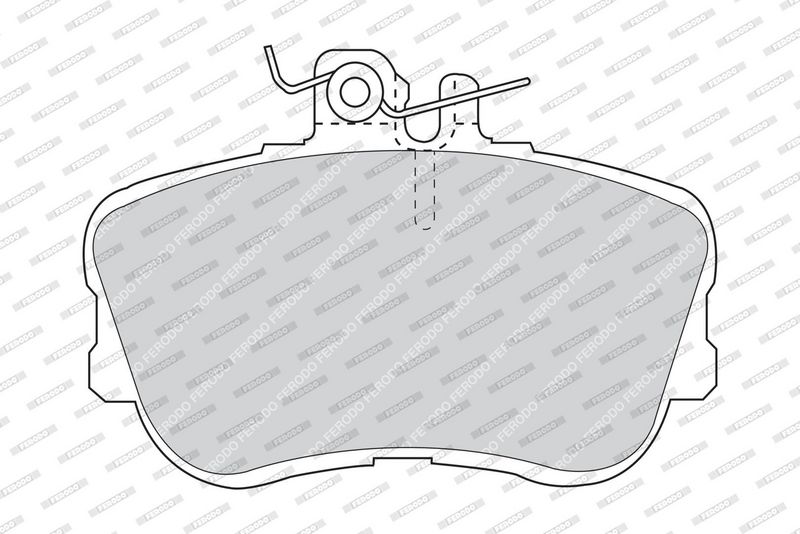 FERODO Plaquettes de frein à disque FDB854