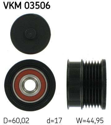 SKF generátor szabadonfutó VKM 03506