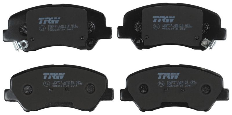 TRW GDB3630 Brake Pad Set, disc brake