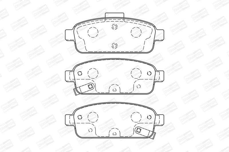CHAMPION Plaquettes de frein à disque 573335CH