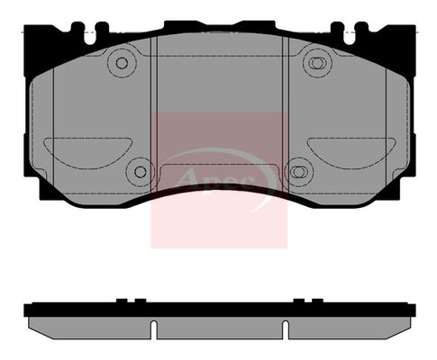 APEC Brake Pad Set, disc brake PAD2603