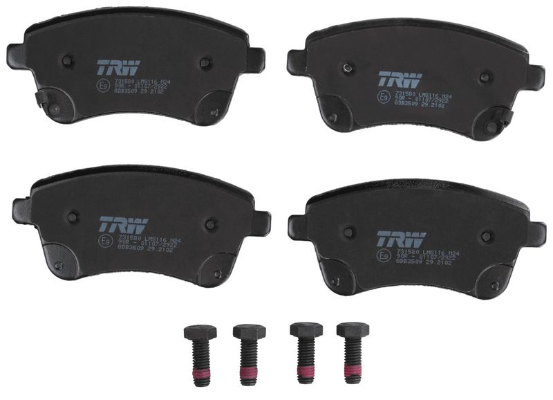 TRW GDB3509 Brake Pad Set, disc brake