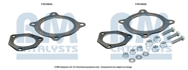 BM CATALYSTS szerelőkészlet, katalizátor FK91965
