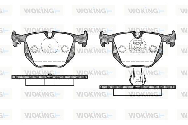 Комплект тормозных колодок на Range Rover, Seria 3, Seria 5, Seria 7, X3, X5, Z4, Z8