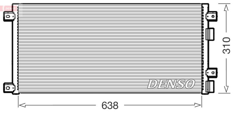 DENSO kondenzátor, klíma DCN12006