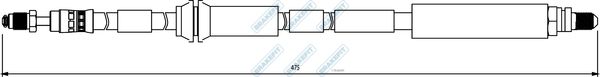 APEC Brake Hose BHO4311