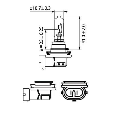 Лампа розжарювання, фара дальнього світла, Philips 12361/B1