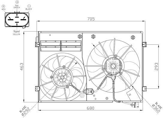 WILMINK GROUP ventilátor, motorhűtés WG2161761