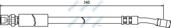 APEC Brake Hose BHO4028
