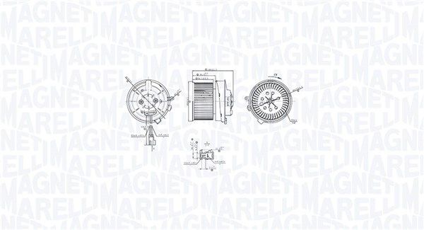 MAGNETI MARELLI Utastér-ventilátor 069412766010