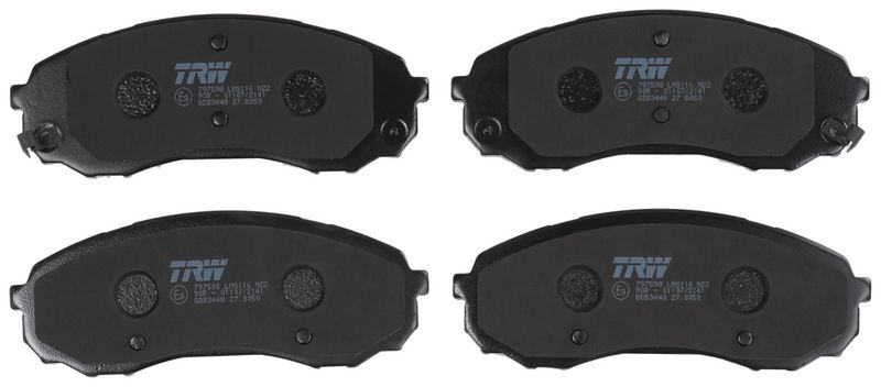 TRW GDB3448 Brake Pad Set, disc brake