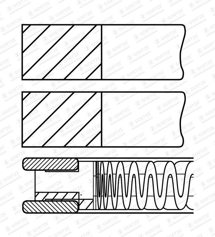 Jeu+segments+pistons GOETZE ENGINE 08-107400-00