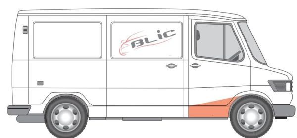 BLIC 6505-06-3545040P Foot/Running Board