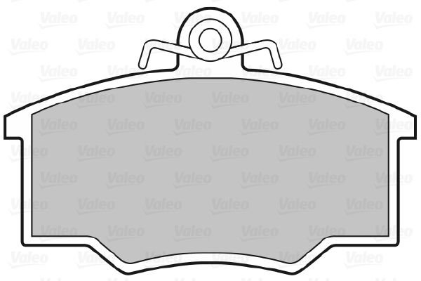 VALEO 598205 Brake Pad Set, disc brake