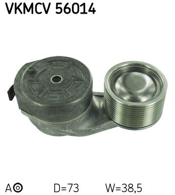 Натяжний ролик, поліклиновий ремінь, Skf VKMCV56014