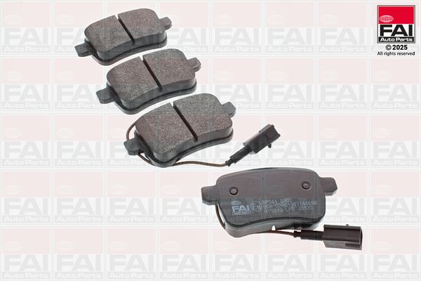 FAI AutoParts Комплект тормозных колодок, дисковый тормоз