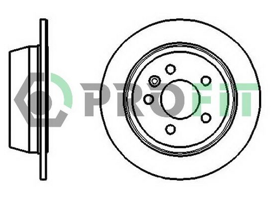 Гальмівний диск, Profit 5010-0861