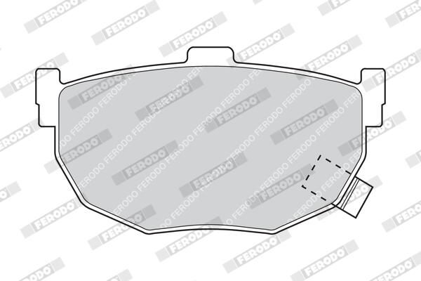 FERODO FDB638 Brake Pad Set, disc brake