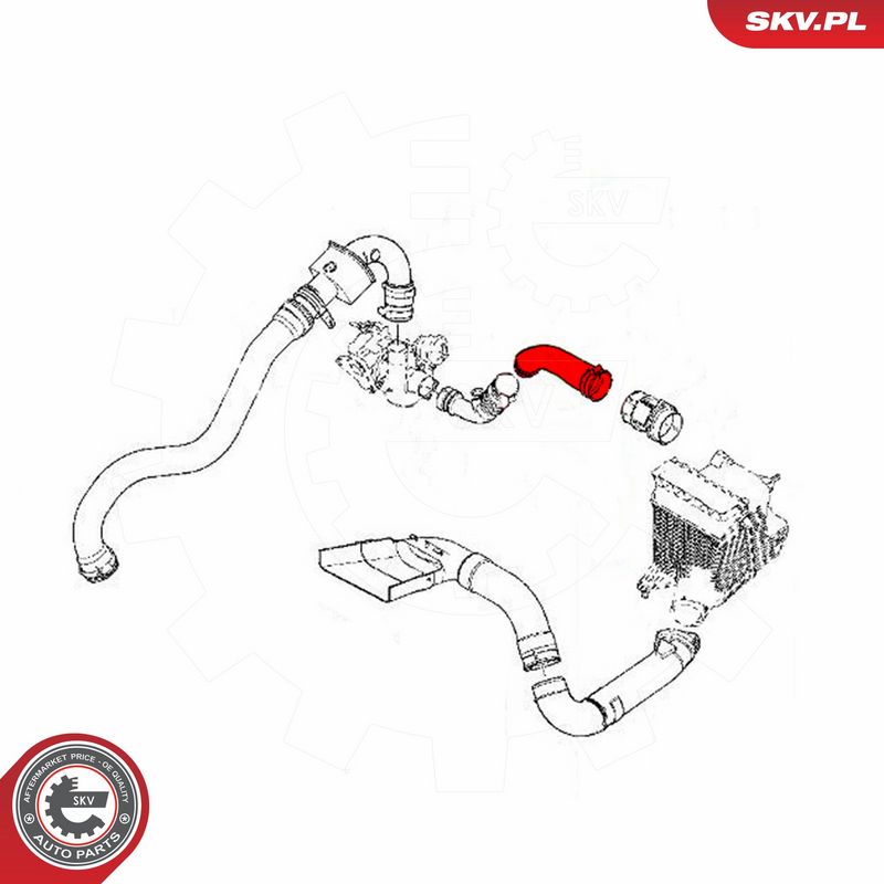 ESEN SKV 24SKV826 Charge Air Hose