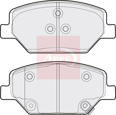 APEC Brake Pad Set, disc brake PAD2210
