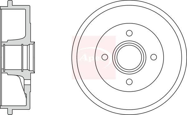 APEC Brake Drum DRM9905