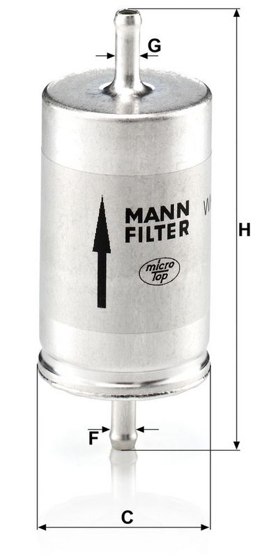 Kütusefilter, MANN-FILTER WK 410