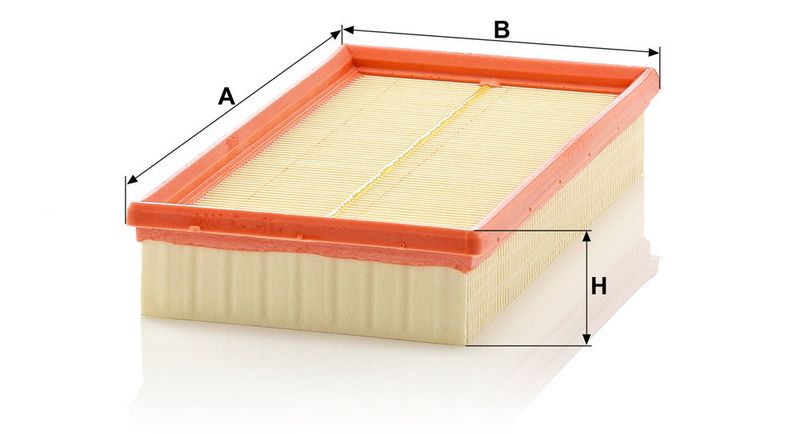Õhufilter, MANN-FILTER C 2774, 3 KIT