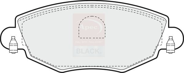 APEC Brake Pad Set, disc brake PAD1174B