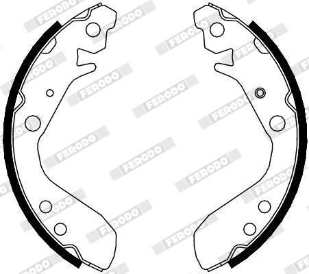 FERODO FSB689 Brake Shoe Set