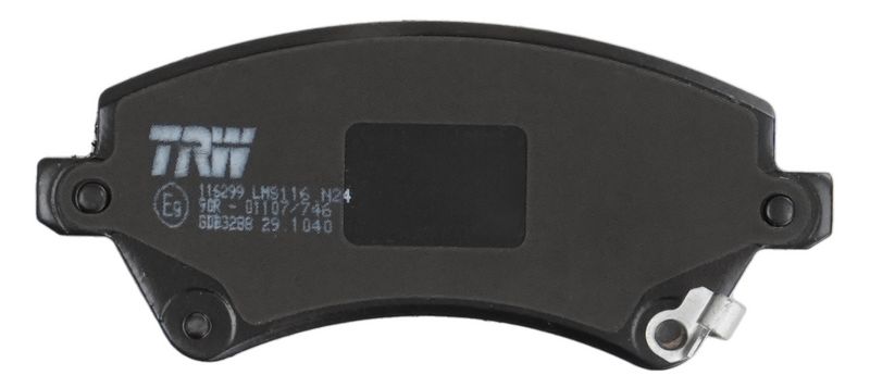 TRW GDB3288 Brake Pad Set, disc brake