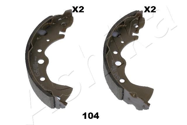 Комплект гальмівних колодок, Ashika 5501104